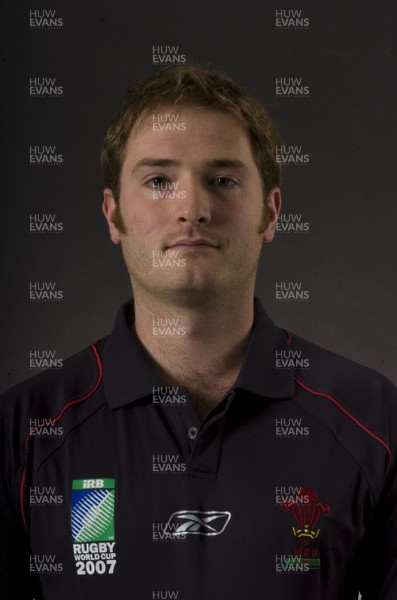 20.08.07 - Wales Rugby World Cup 2007 Portraits - Rhodri Bown (Analyst) 