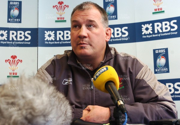 080206 - Wales Rugby  Wales' coach Mike Ruddock announces his side to face Scotland in the Six Nations Championship  