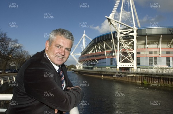 09.11.07 - Wales Rugby Press Conference - Warren Gatland who has been appointed Head Coach of the Wales rugby team is pictured outside the Millennium Stadium 