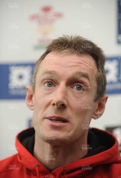 16.03.09 - Wales Rugby Media Interviews - Wales backs coach, Rob Howley talks to reporters. 