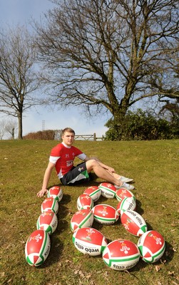 16.03.10 - Wales Rugby Team Announcement - Tom Prydie who has been named in the Wales team to play Italy on Saturday aged 18. 