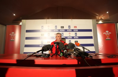 16.03.10 ... Wales Rugby Press Conference -  Wales' coach Warren Gatland during press conference 