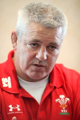 16.03.10 ... Wales Rugby Press Conference -  Wales coach Warren Gatland gives media interviews 