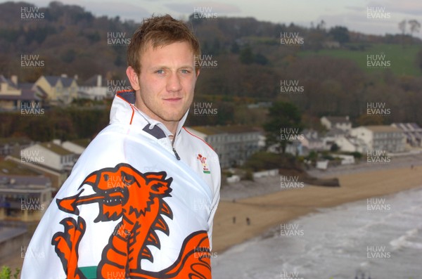 20.11.07 - Wales Rugby Press Conference - Morgan Stoddart who will win his first Wales cap against South Africa on Saturday 