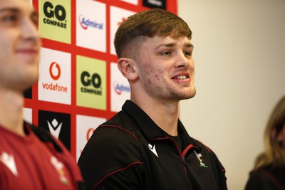 060224 - Wales Rugby Press Conference in the week leading up to their 6 Nations games against England - Cameron Winnett and Alex Mann speak to the media