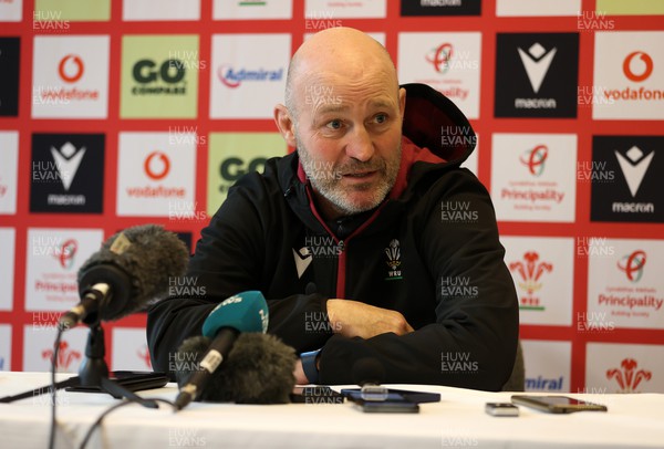 060224 - Wales Rugby Press Conference in the week leading up to their 6 Nations games against England - Alex King, Attack Coach speaks to the media