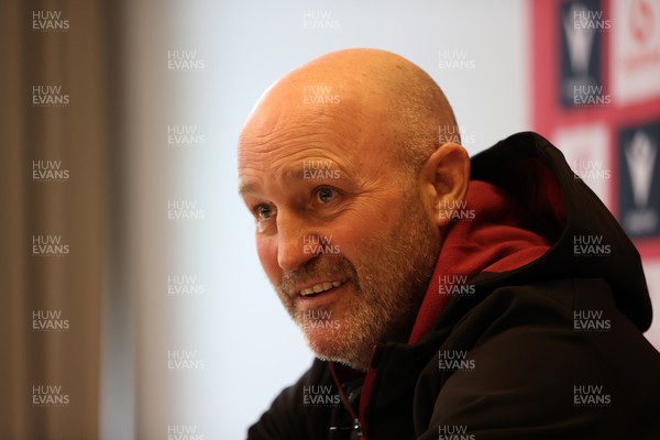 060224 - Wales Rugby Press Conference in the week leading up to their 6 Nations games against England - Alex King, Attack Coach speaks to the media