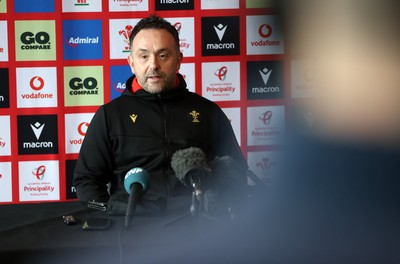 060325 - Matt Sherratt, Head Coach speaks to the media ahead of their 6 Nations games against Scotland on the weekend