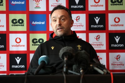 060325 - Matt Sherratt, Head Coach speaks to the media ahead of their 6 Nations games against Scotland on the weekend