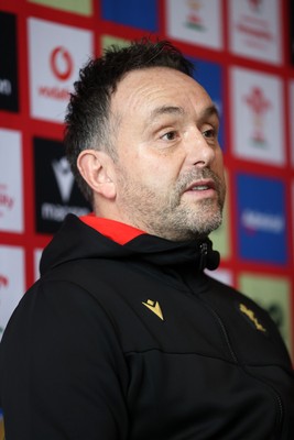 060325 - Matt Sherratt, Head Coach speaks to the media ahead of their 6 Nations games against Scotland on the weekend