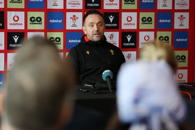 060325 - Matt Sherratt, Head Coach speaks to the media ahead of their 6 Nations games against Scotland on the weekend