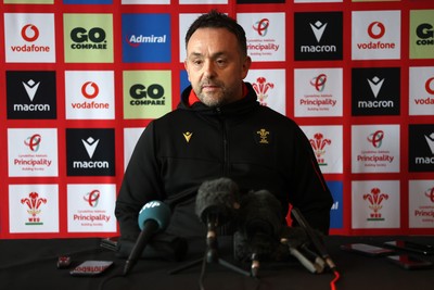 060325 - Matt Sherratt, Head Coach speaks to the media ahead of their 6 Nations games against Scotland on the weekend