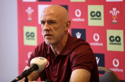 071125 - Picture shows Steve Tandy, Head Coach speaking during a press conference as he announces his first team for this years Quilter Nations Series
