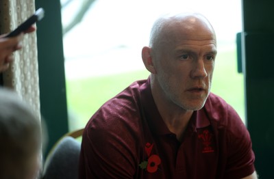 071125 - Picture shows Steve Tandy, Head Coach speaking during a press conference as he announces his first team for this years Quilter Nations Series