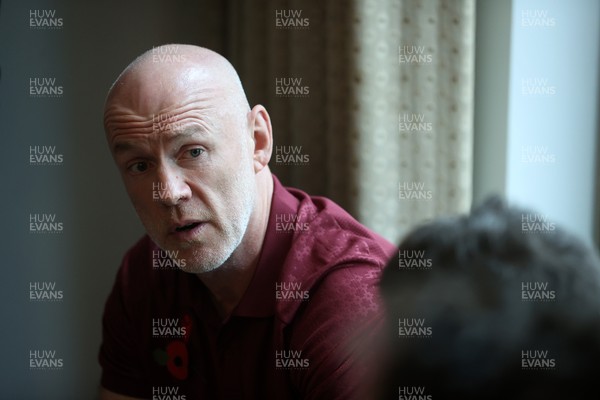 071125 - Picture shows Steve Tandy, Head Coach speaking during a press conference as he announces his first team for this years Quilter Nations Series