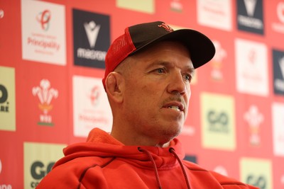 080726 - Picture shows Wales Scrum Coach Paul James speaking to the media in Buenos Aires, Argentina ahead of their game this weekend