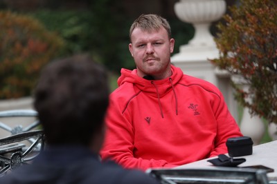 080726 - Picture shows Dewi Lake speaking to the media in Buenos Aires, Argentina ahead of their game this weekend
