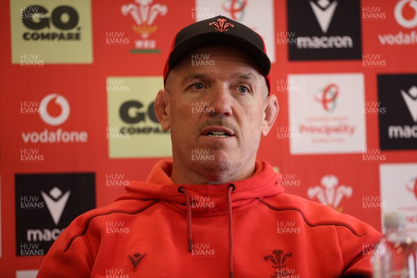 080726 - Picture shows Wales Scrum Coach Paul James speaking to the media in Buenos Aires, Argentina ahead of their game this weekend
