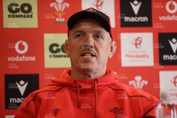 080726 - Picture shows Wales Scrum Coach Paul James speaking to the media in Buenos Aires, Argentina ahead of their game this weekend