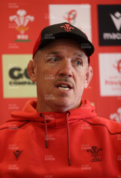 080726 - Picture shows Wales Scrum Coach Paul James speaking to the media in Buenos Aires, Argentina ahead of their game this weekend