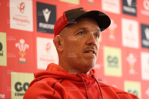 080726 - Picture shows Wales Scrum Coach Paul James speaking to the media in Buenos Aires, Argentina ahead of their game this weekend