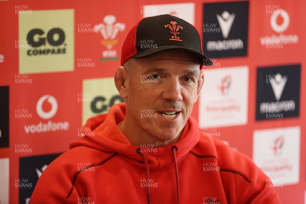 080726 - Picture shows Wales Scrum Coach Paul James speaking to the media in Buenos Aires, Argentina ahead of their game this weekend