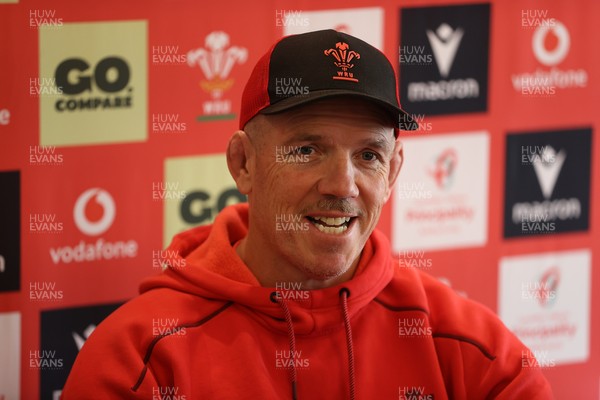 080726 - Picture shows Wales Scrum Coach Paul James speaking to the media in Buenos Aires, Argentina ahead of their game this weekend