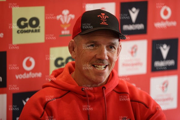 080726 - Picture shows Wales Scrum Coach Paul James speaking to the media in Buenos Aires, Argentina ahead of their game this weekend