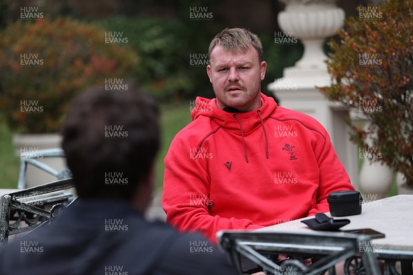 080726 - Picture shows Dewi Lake speaking to the media in Buenos Aires, Argentina ahead of their game this weekend
