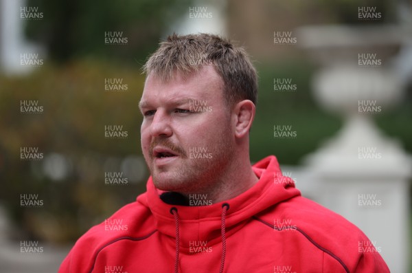 080726 - Picture shows Dewi Lake speaking to the media in Buenos Aires, Argentina ahead of their game this weekend