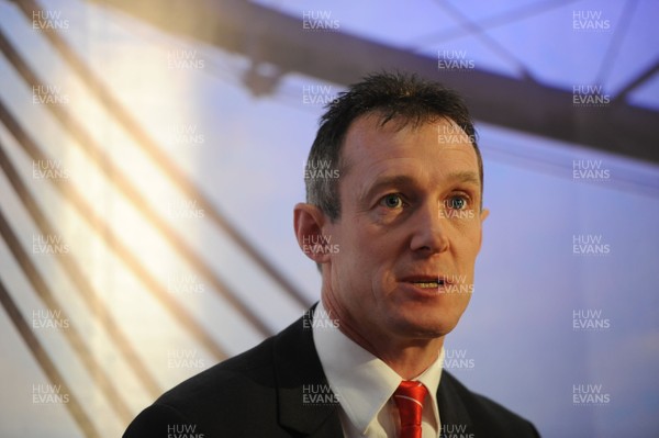 080512 - Wales Rugby Press Conference -Wales coach Rob Howley talks to reporters