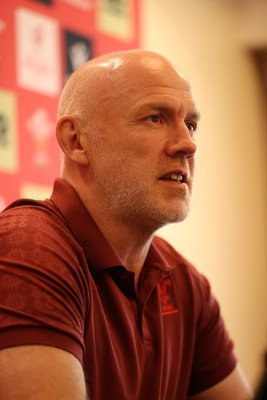 090726 - Picture shows Wales Rugby Head Coach Steve Tandy speaking to the media today during a press conference as he announces his team to play Argentina