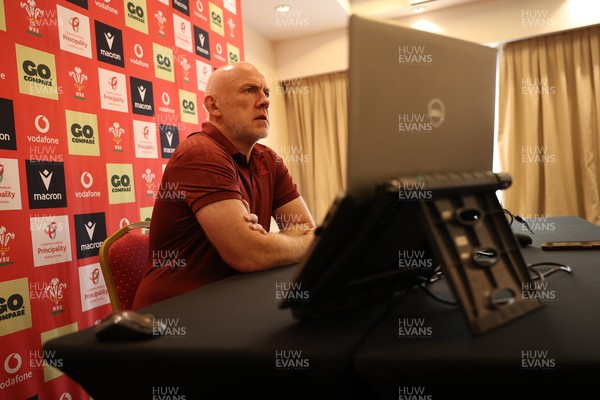 090726 - Picture shows Wales Rugby Head Coach Steve Tandy speaking to the media today during a press conference as he announces his team to play Argentina