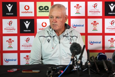 100823 - Wales Rugby Press Conference in the week leading up to their Rugby World Cup warm up game with England - Head Coach Warren Gatland speaks to the media