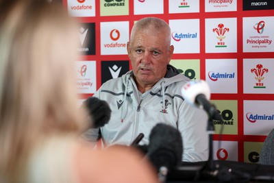 100823 - Wales Rugby Press Conference in the week leading up to their Rugby World Cup warm up game with England - Head Coach Warren Gatland speaks to the media