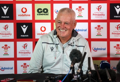 100823 - Wales Rugby Press Conference in the week leading up to their Rugby World Cup warm up game with England - Head Coach Warren Gatland speaks to the media