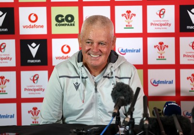 100823 - Wales Rugby Press Conference in the week leading up to their Rugby World Cup warm up game with England - Head Coach Warren Gatland speaks to the media