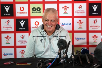 100823 - Wales Rugby Press Conference in the week leading up to their Rugby World Cup warm up game with England - Head Coach Warren Gatland speaks to the media