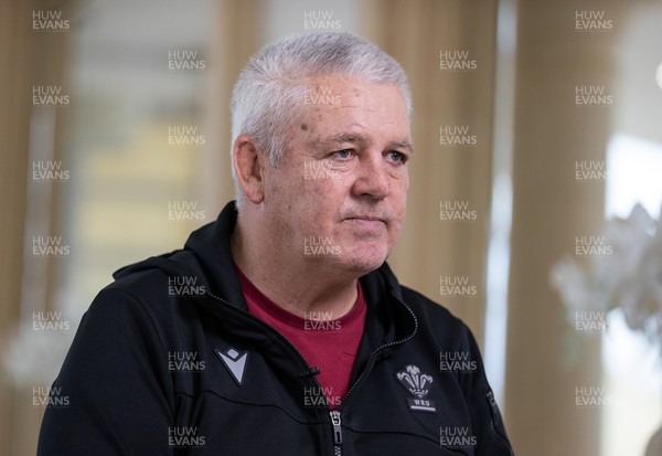 140324 - Wales Rugby Press Conference ahead of their final 6 Nations game against Italy - Warren Gatland, Head Coach during an interview