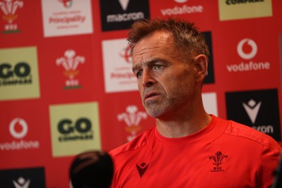 140726 - Danny Wilson, Assistant Coach speaks to the media during a press conference in the week ahead of their game against South Africa