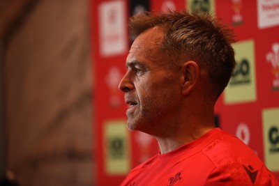 140726 - Danny Wilson, Assistant Coach speaks to the media during a press conference in the week ahead of their game against South Africa