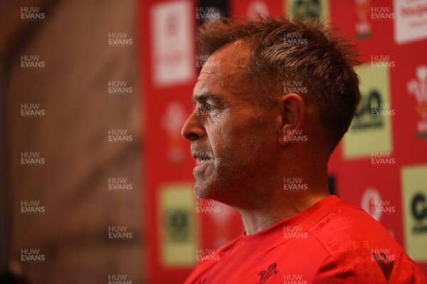 140726 - Danny Wilson, Assistant Coach speaks to the media during a press conference in the week ahead of their game against South Africa