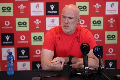 160726 - Picture shows Steve Tandy, Head Coach speaking to the media as he announces his team ahead of their game against South Africa