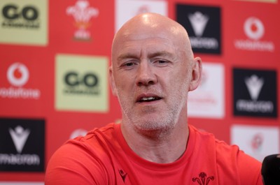 160726 - Picture shows Steve Tandy, Head Coach speaking to the media as he announces his team ahead of their game against South Africa