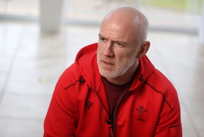 180226 - Picture shows Steve Tandy, Head Coach as he announces the Wales team to face Scotland on Saturday