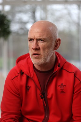 180226 - Picture shows Steve Tandy, Head Coach as he announces the Wales team to face Scotland on Saturday