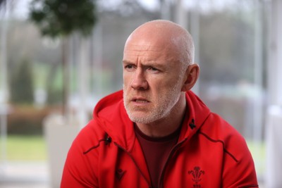 180226 - Picture shows Steve Tandy, Head Coach as he announces the Wales team to face Scotland on Saturday