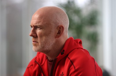 180226 - Picture shows Steve Tandy, Head Coach as he announces the Wales team to face Scotland on Saturday