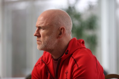 180226 - Picture shows Steve Tandy, Head Coach as he announces the Wales team to face Scotland on Saturday