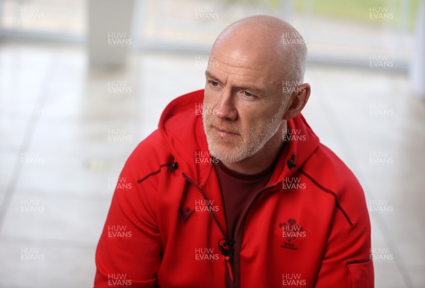 180226 - Picture shows Steve Tandy, Head Coach as he announces the Wales team to face Scotland on Saturday